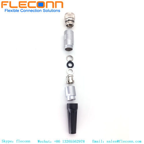 M12 X-Coded 8 Pin Female Metal Shell Connector