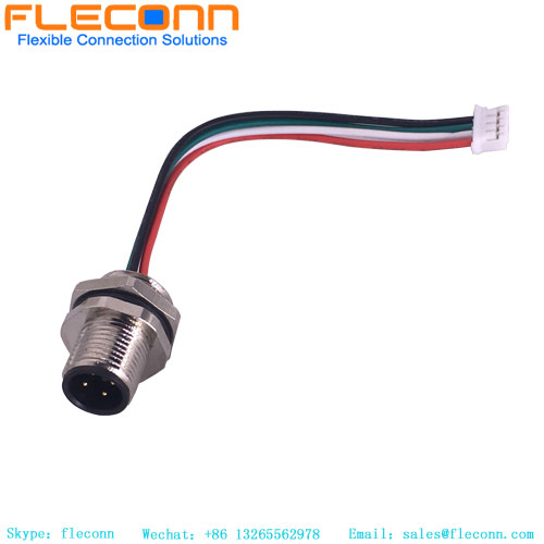 M12-X 8 Pin Female Panel Mount Connector M12-X 8 Pin Female Panel Mount Connector