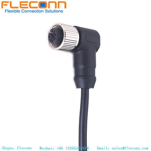 M12 4 Pin Female Ethernet Cable