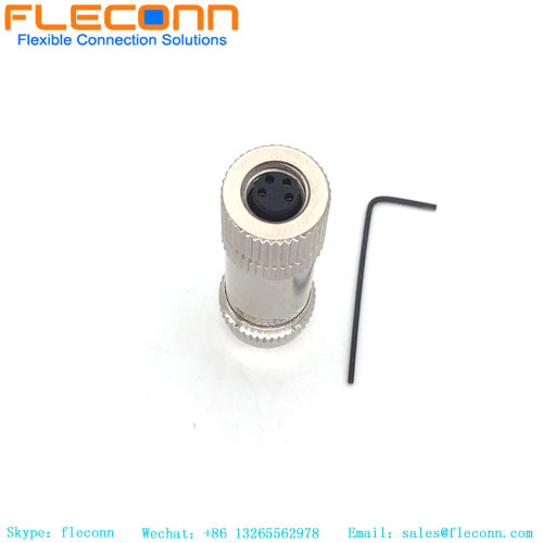 M8 4 Pin Field Wireable Connector