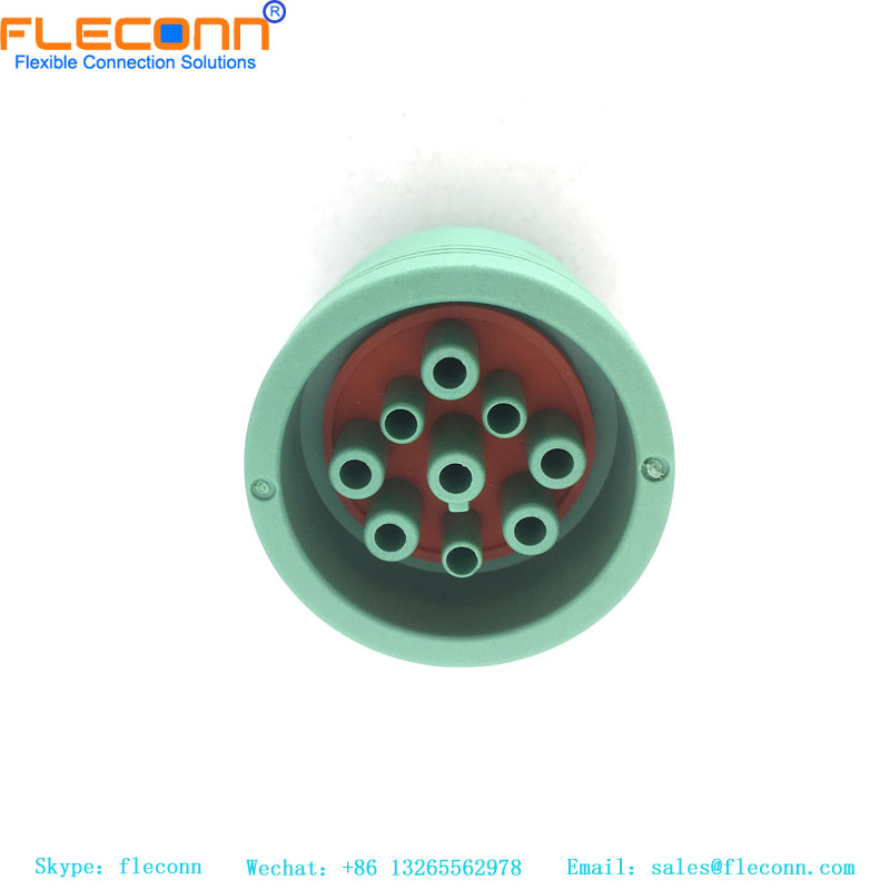 Deutsch HD17-9-1939S-P080 Housing Female Terminals, 9 Position, Sealable, Green Deutsch HD17-9-1939S-P080 Housing Female Terminals, 9 Position, Sealable, Green