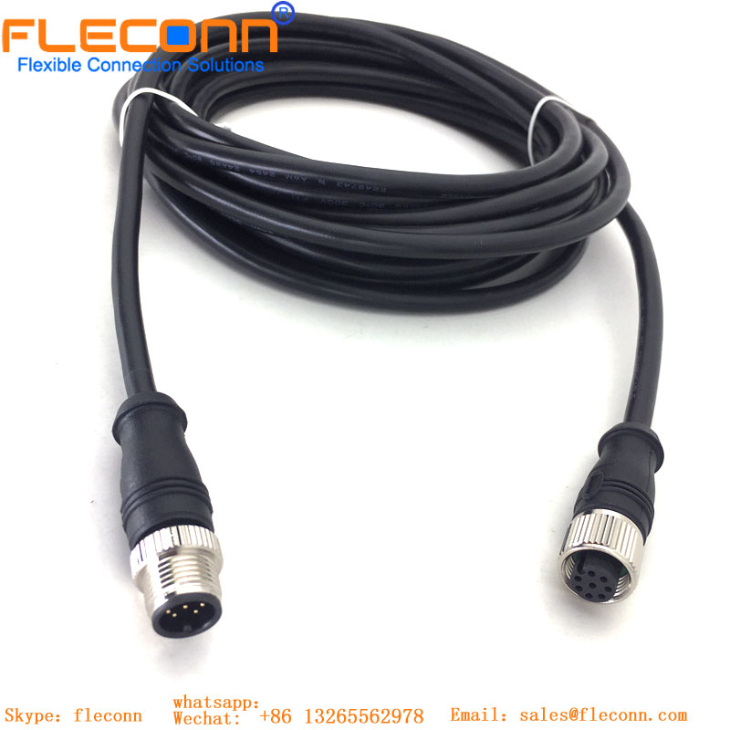 M12 A-Coded 8 Pin Cable
