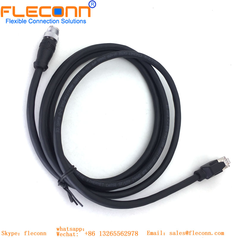M12 To M12 Ethernet Cable