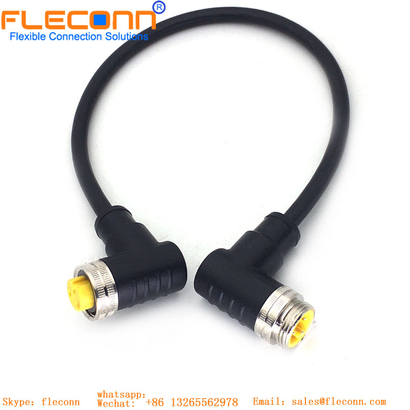 7/8 3 Pin Male To Female Connector Cable