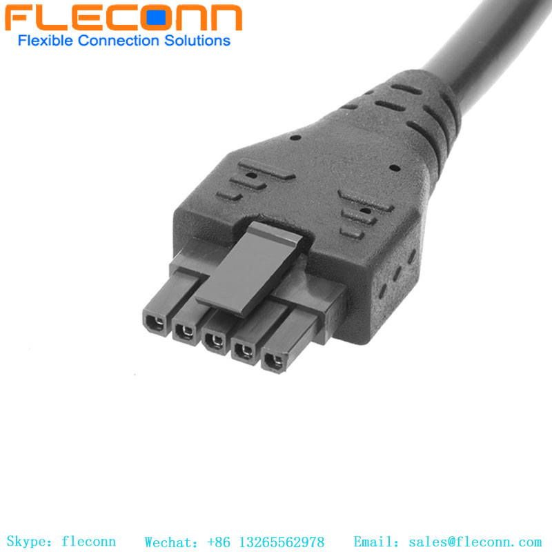Male Overmolded 6 Pin Molex 43645-0600 Micro-Fit 3.0 Connector Cable