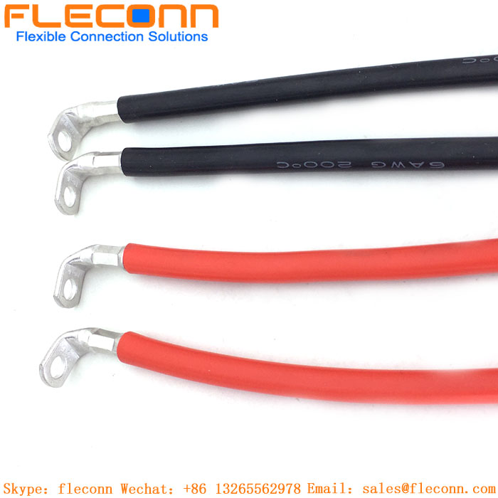 6AWG Gauge Car Battery Cables With Terminal