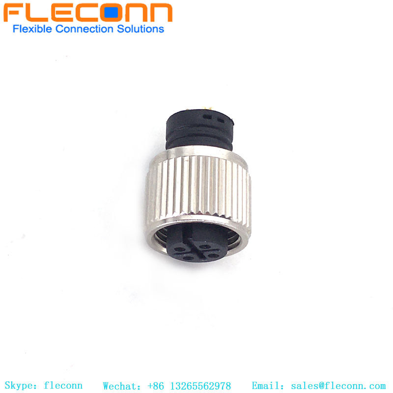 M12 A-Coded 5 Pin Overmolded Connector