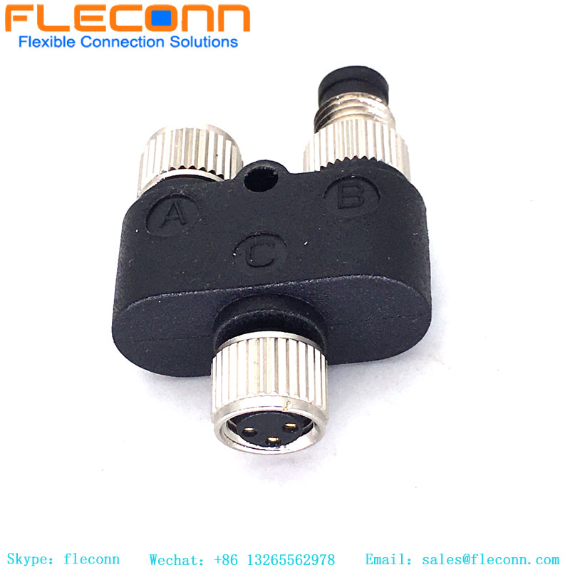 M8 Y Type 5 Pin Sensor Cable Connector M8 Y Type 5 Pin Sensor Cable Connector
